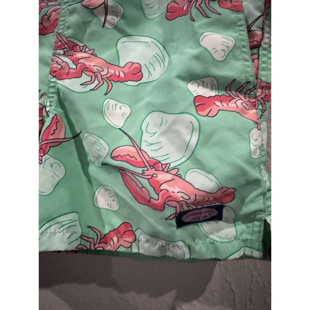 Vineyard Vines Boys Swim Trunks Lobsters Size 6